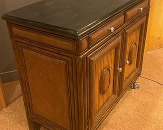 Thomasville Ernest Hemingway Collection Console Cabinet Marble Top Kilimanjaro Kenya	37 inches long 18.5 inches wide 32 inches tall	
