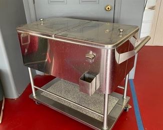 80 qt. Stainless Steel Patio Cooler granite base	42 x 26 x 34	HxWxD
