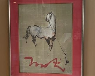 Kaiko Moti Horse Litho Framed Print	35.5x29.5in	HxWxD
