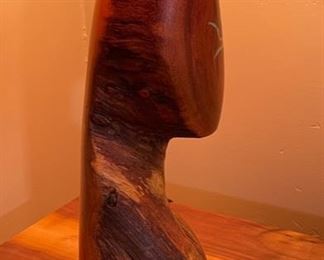 Artist Made Mesquite Burl Lamp Turquoise Copper Rustic	28 x 18 x 9	HxWxD

