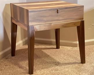 Huppé Meubles MOMENT Natural Walnut Contemporary Nightstand Single Nightstand	21 x 20 by	HxWxD
