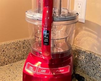 Cuisinart  Elite 12 Cup Food Processor  Metallic Red FP-12MR	16 inches high	
