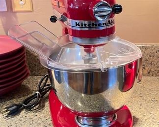 Kitchenaid Ultra Power Stand Mixer KSM90 RED	15 inches high	
