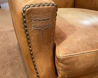 Hancock & Moore Tightmoore Bootstitch  Leather Chair 5331-BA #2	34x32x34in	

