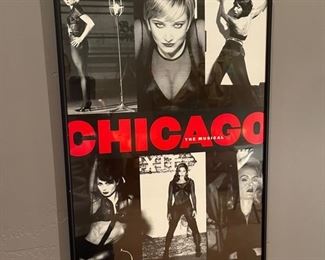 Chicago The Musical framed poster	14.25 x 22	
