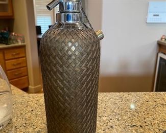 1930S Vintage ART DECO SPARKLETS Soda Siphon Seltzer Bottle Spritzer	13.5 inches tall	
