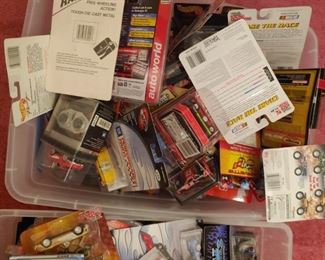 Cars in totes