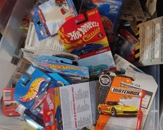 Hot Wheels and Match Box