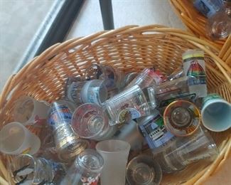 shot glasses from travels