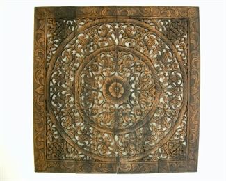 Moroccan Wood Carving Wall Art Hanging