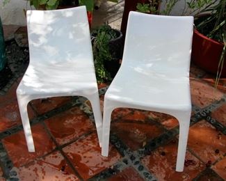 Designer White Chairs ( Set of 4)