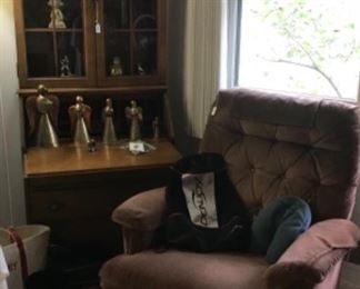 La-z-boy rocker/recliner, vintage Sec. Desk