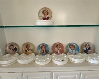 Shirley Temple plate collection