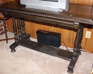 Antique Library Table