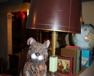 Antique Jadeite Table Lamp