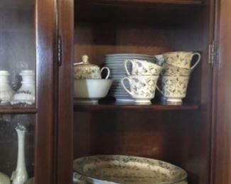 China cabinet in kitchen