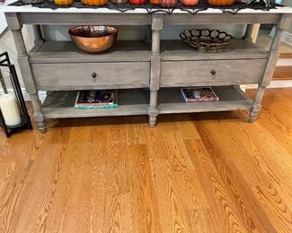 Pottery Barn Alexandra 65” Marble Top Console Table 