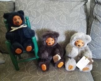 Vintage Raikes bear dolls