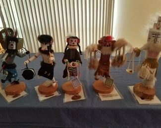 Vintage Kachina dolls