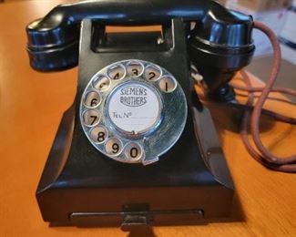 1.	1940’s Sieman Brothers of London Rotary Desk 				 
         Price $125