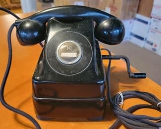 2.	1940 Kellogg 1000 Redbar Series Crank Phone				 
         Price $125