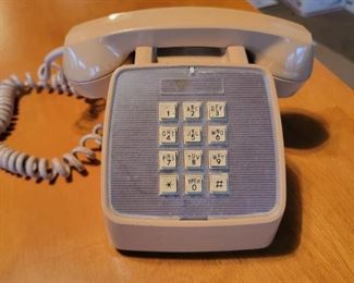 10.	   Vintage GTE Automatic Electric Push Button Touch Tone	$65