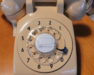 12.	   1950’s Kellogg 500 Series Desktop Rotary					$75