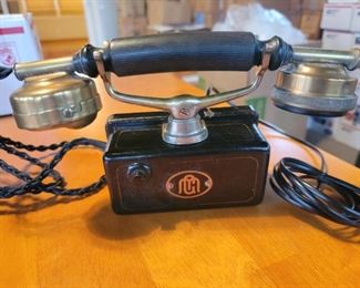40.	    Antique Telephone Receiver/ Hotel Phone				$150