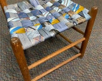 Knot Your Father's Ties Handmade Chair "Hazel". Conversation piece. Necktie chair.