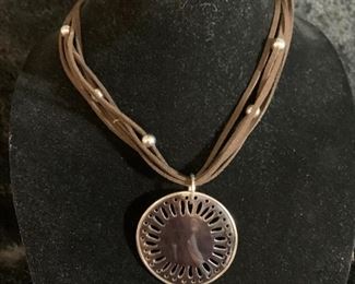 Silpada Silver Dollar Necklace
