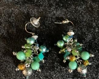 Drop Charm Earrings