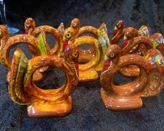 Thanksgiving Turkey Napkin Rings