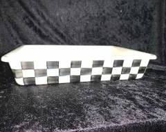 MacKenzie Childs Courtly Check Baking Pan