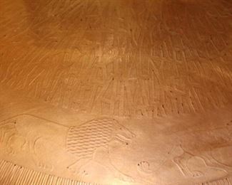 Detail of copper top.