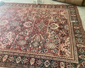 We have a number of wool Persian rugs - many are vintage - great design in this one