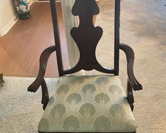 Queen Anne style host chair - one of 10 chairs in this set