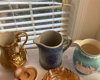 Many antique/vintage pieces all around the house