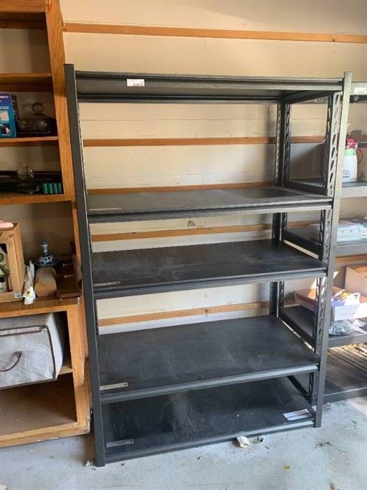 Whalen 5-Tier Adjustable Metal Shelf | 62" X 23.5" X 48"