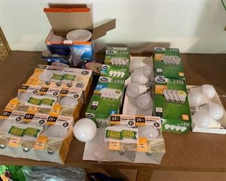 Lot of New LED Light Bulbs