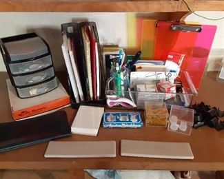 Large Lot of  Office Supplies | Graph Paper, Note books, Pens, Pencils, Fasteners and More