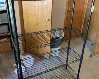 Black Metal Wire Shelf  | Adjustable Shelves.