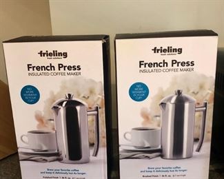 Frieling French Press, two brand new.
