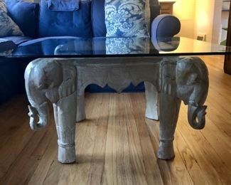 Hand-carved in Bali, unique coffee table
