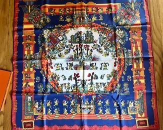 Hermes Scarf with box