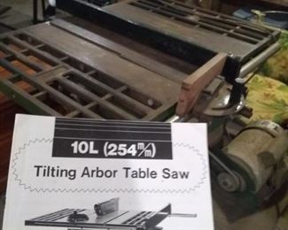 Grizzly 10L Table Saw VINTAGE