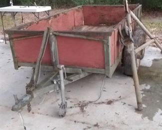 10ft Debris Trailer with tongue mounted winch