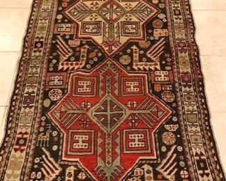 80. 3x55 Antique Caucasian Shirvan