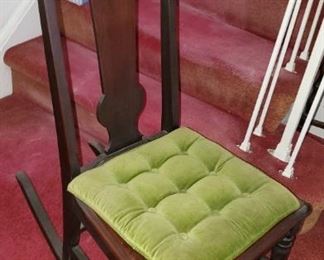 Small wooden rocking chair 