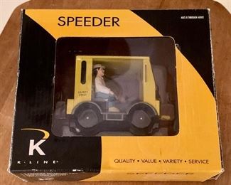 K Line “Speeder” ; Railroad, train, locomotive collectibles