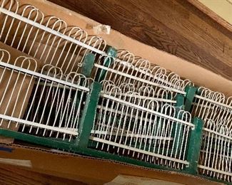 Train fencing; Railroad, train, locomotive collectibles